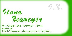ilona neumeyer business card
